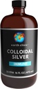 Maa kliinik ® kolloidhõbe 20 PPM, 16oz (473 ml), suur merevaigukollane klaaspudel - immuunsuse tugi