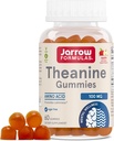Jarrow Formulas® Theanine 100 mg Gummies, Dietary Supplement That Promotes Calmness, 60 Apple-Flavored Gummies, 60 Day Supply