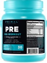 Primal Pre-Workout Tropical Rain Rocket Pop Maitsestatud (30 Servings) - Gluteenivaba Ja Mitte-GMO