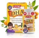 CATALO Laste DHA Formula Fish Oil Supplements, närimistable Softgels, 200mg DHA per Serving, Omega-3, Natural Orange Maitse lastele, Aju funktsiooni ja silmade areng, lihtne võtta, 50 Softgels