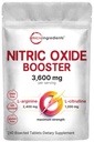 Lämmastikoksiidi täiendused meestele ja naistele 3600 mg, 240 Bisected Tablets | 80 Servings | Max Tugevus L-arginiin & L-tsitrulliin | Lihaskude, vereringe ja südame tervise tugi