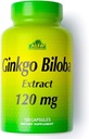 ALFA VITAMINS Ginkgo Biloba 120 mg toetab aju funktsiooni ja mälu tuge - 120 kapslit