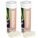 Joogiklaasid Ingver-Lime Daily Hydration tabletid (2) Tube Bundle | Valmistatud orgaanilise ingveriga - 0g Suhkur - Essentsiaalsed elektrolüüdid | 20 serveerimist - 10 tabletti toru kohta