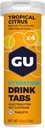 GU Energy Hydration Elektrolüütjoogi tabletid, 4-Count(48 Servings), Tropical Citrus