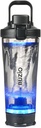 BUZIO elektriline valgu Shaker Bottle, 24 oz Shake Blender Pudel, USB laetavad Blender pudelid valgusegud Shaker Cup, kaasaskantavad suured spordi veepudelid valmistatud Tritan, must