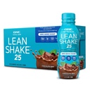 GNC Lean Shake 25 valgu raputamine, kliiniliselt tõestatud kehakaalu reguleerimine, söögi asendamine, 25 g valku nulllisandiga suhkruga, valmis jooma, šokolaadimündi, pakend 12