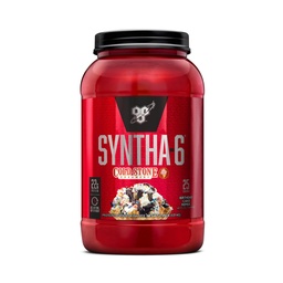 BSN Syntha-6 vadakuvalgu pulber, külmkivikreem – sünnipäevakook Remix Maitse, micellar kaseiin, piimavalk Isolaatpulber, 25 Servingut