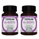 Twinlab B-12 Dots - Energiatootmise tugilisandid vitamiin B12-500 mcg, 250 tabletti (2 Pack)