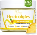 Minu seiklus, et sobitada nullsuhkrut - ananassi elektrolüütide pulber - kofeiinivaba energia kõigi looduslike koostisosadega - Vegan, Keto & Paleo - suhkruvaba elektrolüütide hüdratsioonijoogi segu - 37 serveerimist