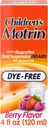 Laste Motrin Suukaudne suspensioon Ravim lastele, 100mg Ibuprofeen, Berry Flavored, 4 fl. oz