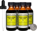 Lugoli jood / 2% lahus / 8 Oz neljas merevaigukollases klaaspudelis / tasuta tilgutid / USA