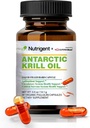 Antarktika krillõli 350 mg, vedelad täidetud orgaanilised kapslid, oomega-3 EPA, DHA, astaksantiin ja fosfolipiidid Täiendus, südame tugi, aju ja liigeste tervis, ilma kala maitseta, 30 krahv