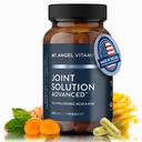 Mt. Angel Vitamiinid - ühine lahendus Advanced, kurkumiin C3 kompleks, glükoosamiin, hüaluroonhape, bromelain, kollageeni tüüp 2 ja MSM, parandab vedeliku ja toetab ühist mugavust (60 kapslit)
