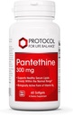 Protokoll Pantetiin 300mg - Vitamiin B5 aktiivne vorm - Maksatoetus * - Kolesterooli toetamine juba normaalses vahemikus * - Pantetiini vitamiinilisand - 60 softgelit