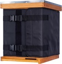 MayBee Winter Bee Taru Wrap 10 ja 8 kaadri mesitarud, 600D Oxford Riie Kohandatav Mesilane Wrap 2 Deep Taru Boxs, Veekindel, Tuulekindel, Kerge, Taaskasutatav, 76.8 " x 18.1 "