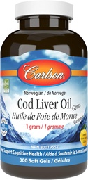 Carlson Labs Cod Maksaõli, madal A-vitamiin, 230 mg oomega-3, 300 krahv