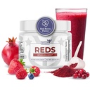 Reds - Super Reds Pulber 39 Superfoods, Antioksüdant-Rikas Punane Pulber Superfood, Probiootikumid Ja Seedeensüümid Energia, Metabolism Ja Soolestiku Tervis - Red Berry Maitse