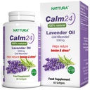 Nattura Calm Aid Lavendliõli pillid - 500mg - 60 Softgels - 100% looduslik, aitab vähendada stressi, rahustab keha ja vaimu, mitte-GMO, sertifitseeritud Kosher