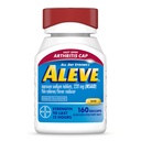Aleve Gelcaps Easy avatud artriidi kork, Naproxen Naproxen Naatrium, ravim artriidi valu, 160 krahv