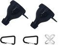 2Piece Protein Pulber Funnel komplekt Shaker pudelipallid ja Keychains Portable Dispenser konteiner täiendused ja tabletid Ideaalne Fitness Travel ja On-The-Go Valgu Powder konteiner