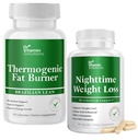 DR VITAMIN LAHENDUSED Termogeenne rasvapõletaja & öine kehakaalu langetamise tabletid naistele, vöökoha trimmer & täiendused puhumiseks naistele ja meestele, 120 kapslit