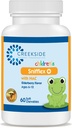 Creekside Naturals Snifflex, Children's Sinus & Respiratory Support, Elderberry for Immune Health, Pediatrician Formulated with NAC, Quercetin & Bromelain, Zero Sugar, Vegan, 60 Soft närimistables