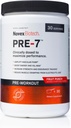 Novex Biotech PRE-7 Pre-Workout Powder for Men - Suurendage energiat, keskendumist ja VO2 max, Toetage hüdreerimist pikaajalise treeningu ajal *, Puuvilja Punch