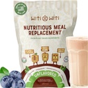 WitiWiti Vegan Meal Asendamine, Maitsestamata - Taimne Valgu Pulber 23g - Superfood, Rohelised, Prebiootikumid, Vitamiinid ja Mineraalid - Piima & Gluteenivaba - Kõik ühes raputada Naistele & Meestele, 15 Svgs