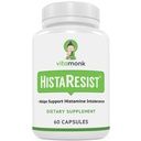 VitaMonk Histamiini Blocker histamiini talumatuse - histaResist - DAO Ensüümilisa Optimaalne annus diamiinoksüdaasi, et aidata kaitsta histamiini sujuva seedimise eest - 60 kapslit