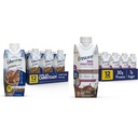 Glütserna valk Smart Nutritional Shake & Garanteeri Max Valgu Toitumine raputada 30 g valku, 1 g suhkrut, kõrge valgukokteil, piimašokolaad, 11 Fl Oz (pakk 12), vedelik, halal