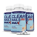 Justified Laboratories (3 Pack) Clear Nails Plus Max Pills 40 miljardit CFU Probiootikum toetab Tugev terved juuksed Naha küüned 180 kapslit