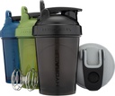 Hydra Cup ProFlow Shaker pudelid | Protein Shaker Cups viskipalliga, Leak-Proof Lid, Hidden Carry Handle | BPA-Free Gym Mixer valgupulbrile, segamislisandid (4 pakendit tavalise viskiga)