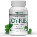 American Nutriceuticals - Oxy-Plus - Colon Cleanse Detox Relief - Vähendab Raskmetall - Kõhukinnisus Relief Naistele, Meestele, Täiskasvanutele - Kiire tegutsemine , Ei Gaasi / Bloating - 75 Kapslit (3-4 Nädala Pakkumine)