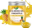 Organic Sea Moss Gel, (10OZ) Iiri Seamoss Gel Valmistatud Real Fresh Fruit, Gluten-Free & Vegan Friendly & Non-GMO Superfood with All Natural Essential Vitamiinid,Minerals (Pineapple)