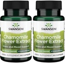 Swanson Chamomile Flower Extract 500 milligrammi Standardiseeritud 1,2% apigeniini 6 mg kohta Kapsel 60 Kapslid (2 Pakend)