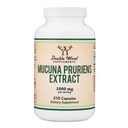 Mucuna Pruriens Extract Kapslid - Dopamiini Boosting Supplement - 210 Count, 1000mg Per Serving, 20% (alates Velvet Bean) (Meeleolu ja motivatsiooni tugi) Kolmas osapool Testitud Double Wood
