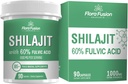 SHILAJIT Kapslid 1000mg – Himaalaja Shilajit Fulvic Acid – Shilajit täiendada taimseid ekstrakte – Shilajit täiendada kapslid – Shilajit meestele ja naistele – 90 kapslit