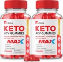 (2 Pack) Eluaegne Keto Max Gummies - Ametlik valem, Vegan, Non GMO - Eluaegne Keto Plus acc Gummies, Eluaegsed kummikud , Vitamiin B12, peedi juur, granaatõunad (60 Gummies)