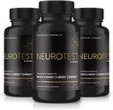 (3 Pack) NeuroTest kapslid - NeuroTest Dietary Supplement for Men, NeuroTest Daily Formula for general Wellness and Peak Performance, Advanced Formula Pills, Neuro Test Reviews (180 kapslit)