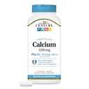 21st Century Calcium Plus D3 Vedel Täidetud Softgel, 1200 mg, 90 Count