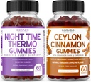 Öine Fat Burner (60 Gummies) Kaalulangus & Metabolism Vaarika Maitsestatud Melatoniini Lisand ja Tseiloni Kaneel (60 Kapsel) Seedimine Üldine Tervisetoetus Täiendus - Vegan & Valmistatud USA-s