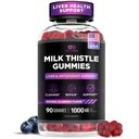 EFFECTIVE NUTRA Piimaohakas Gummies | Suhkruvaba piimaohaka ekstrakt 1000mg maks Detox & Antioksüdandid Toetus | Vegan, Gluteenivaba | 45-päevane pakkumine, looduslik marjamaitse, valmistatud USAs (90 Count)