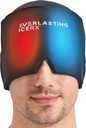 Vorm Fitting Gel Jää Peavalu Relief Kübar - Külm Therapy Peavalu Relief Kapsel / Jää Peamähis Jääpakk Mask, Külm Kompress Peavalu Relief Kapsel Pinge & Stress, 20% Rohkem Gel, Migreen Relief Black