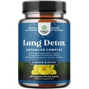 Lung Detox Mullein Lehtkapslid - puhastamine Mullein Kopsu puhastuskompleksi NAC Quercetin & Cordyceps ekstraktid - Leaf Herb Respiratory Supplement Sinus Immunity & Hingamine Toetus