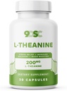 9DSC L-Theanine Supplement 200 mg - 30 kapslit