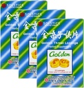 Kuldne kurk Lozenge Köhatilgad (Jinsangzi Houpian) (12 Lozenges per Pack) (3 pakki)