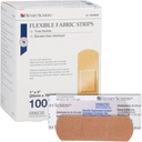 Henry Schein Sterile Adhesive Fabric Bandages, 1" x 3 " - 100 paindlikku, hingavat riba - pehmed, venitatavad haavakatted esmaabi, meditsiiniliseks kasutamiseks, kliinikud ja hädaabikomplektid
