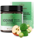 HERBAMAMA joodikummid - kaaliumjood, tsink ja seleen immuunsuskaitse ja ajutoetuse jaoks - Vegan, mitte-GMO immuuntoetuslisa - 60 pektiinipõhist Apple'i maitsestatud närimist