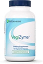 Nutra BioGenesis VegiZyme - seedeensüümid naistele ja meestele, seedimine ja toitainete tugi, taimetoitlane ja vegan-sõbralik täiendus seedetrakti tervisele ja mugavusele - 120 kapslit