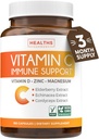 C-vitamiini immuunsuse tugisammas - Immuunsuse suurendamine koos Elderberry C-vitamiini ja tsingiga igapäevaseks ja hooajaliseks toetamiseks - magneesiumtsink VIT C & D ja taimse kaitse kompleks (3 kuud pakkumine)
